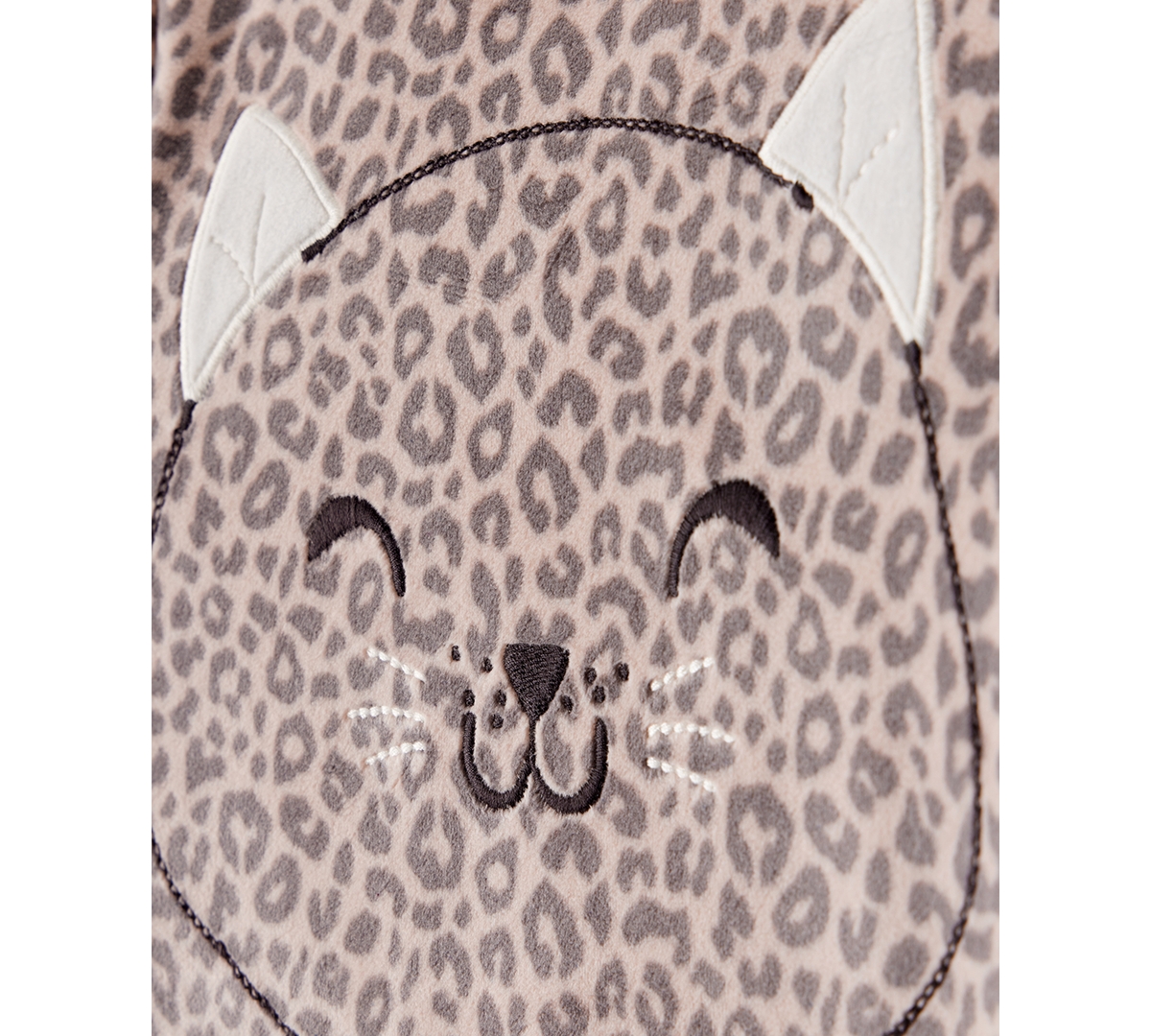 Carter's Toddler Girls Cheetah-Leopard-Print Velour Long-Sleeve 2-Piece Pajamas