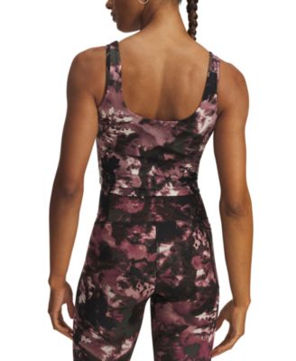 Women's Motion Print Cropped Tank Top