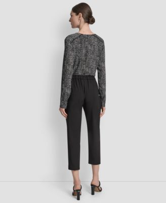 Women's Mid-Rise Pull-On Cropped Pants