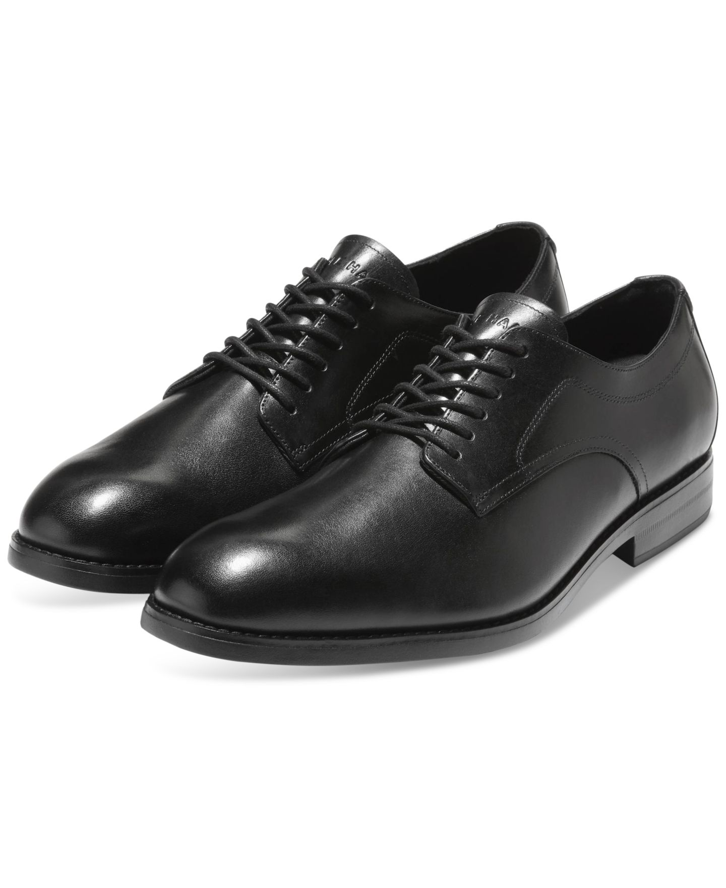 Обувь Cole Haan Men's Harmon Grand Plain Toe Oxfords, цвет: Чёрный — фото 8