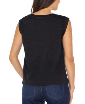 Women's Sleeveless Boat-Neck