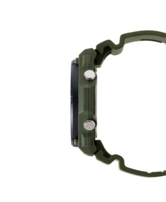 Men's Analog Green Resin Watch, 52.5mm