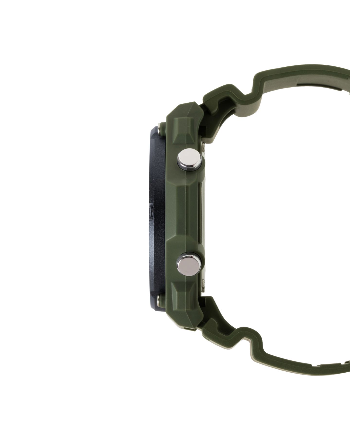 Мужские часы Casio Analog Green Resin Watch, 52.5mm — фото 2
