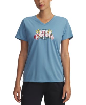 Under Armour - Women's UA Tech™ Watercolor Graphic V-Neck T-Shirt