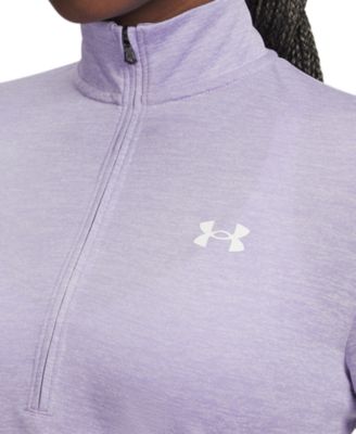 Women's Twist Tech Quarter-Zip Logo Top