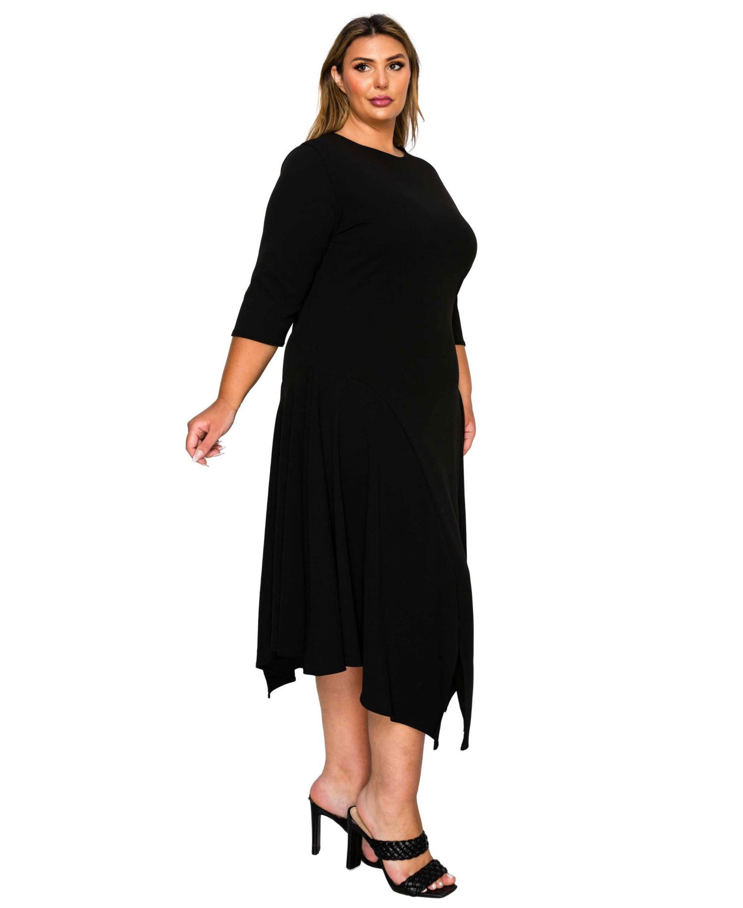 Plus Size Vida Split Hem Dress