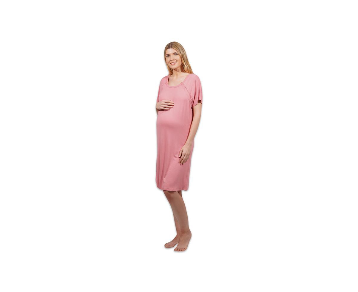 Women's Everly Grey Rosa Maternity/Nursing Hospital Gown - Rose