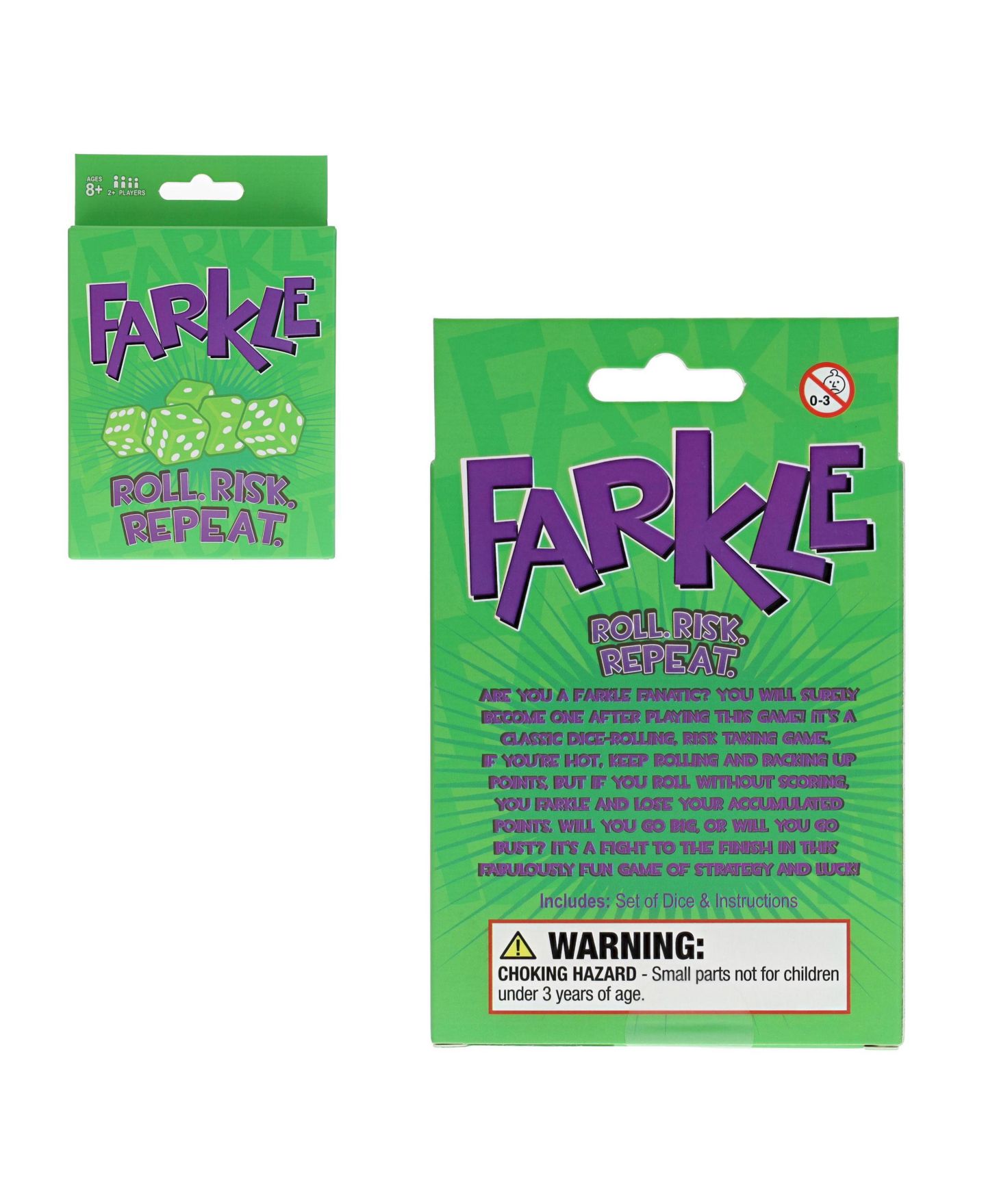 Детская игрушка TDC Games Farkle Dice Game, цвет: Зелёный — фото 8