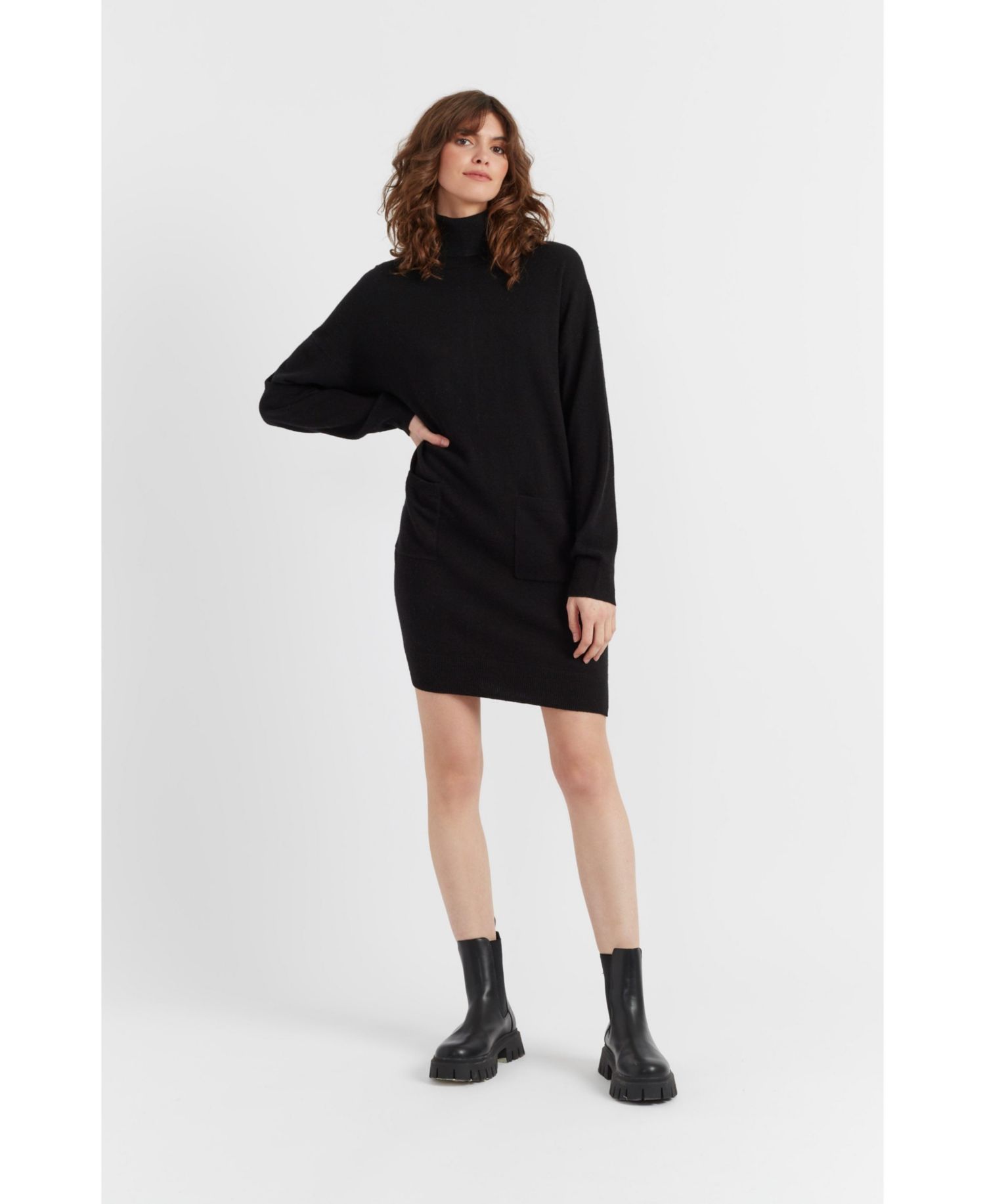 Women's Chinti and Parker Cashmere Rollneck Dress