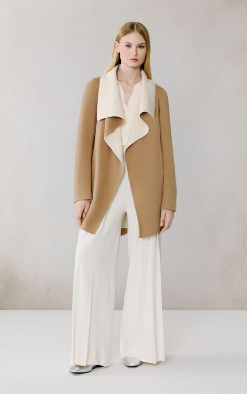 Женские куртки Soia & Kyo Women's Bridgette-U Double Face Wool Wrap Coat