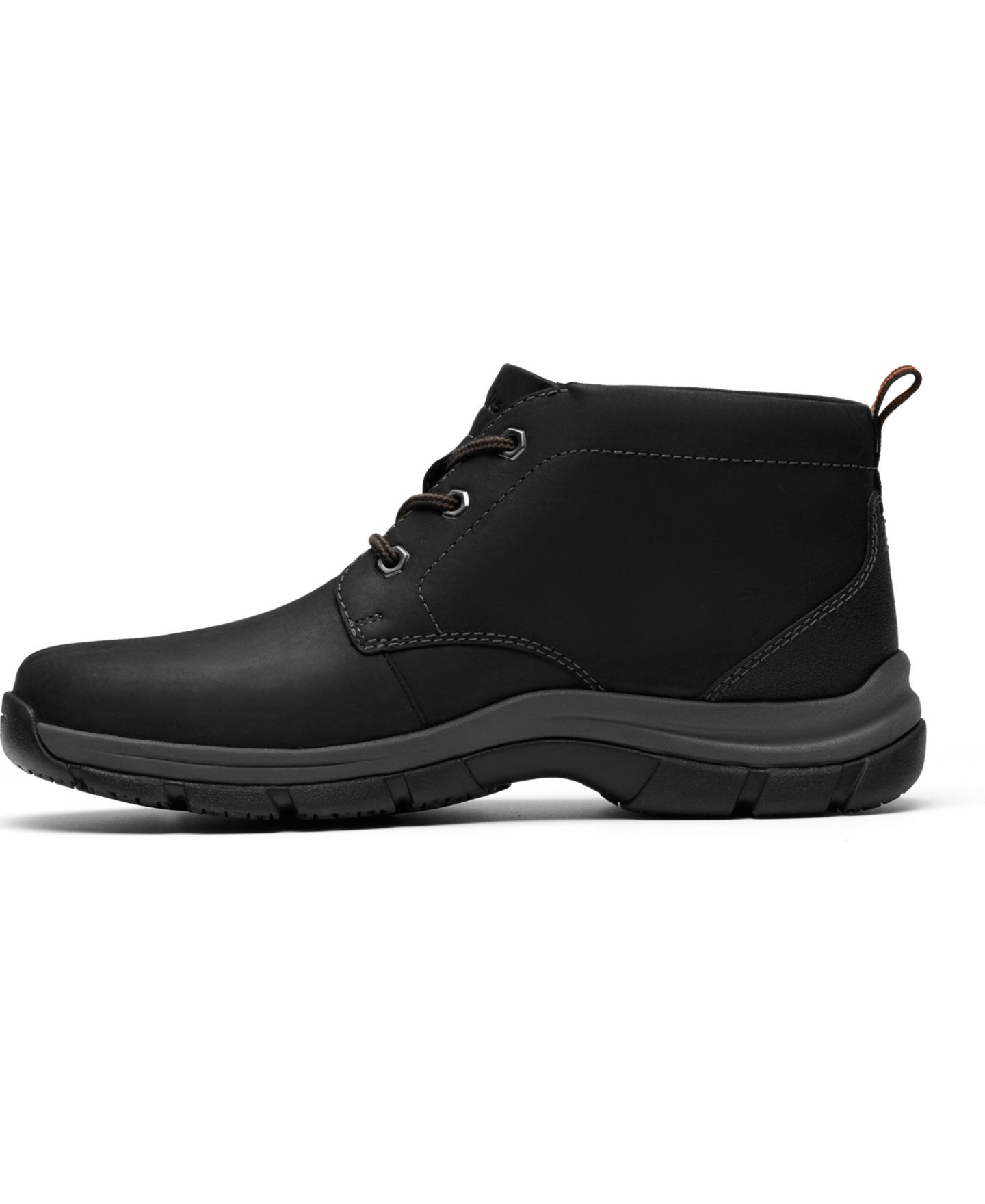 Мужские ботинки Clarks Collection Walpath Chukka, цвет: Чёрный кожаный — фото 4