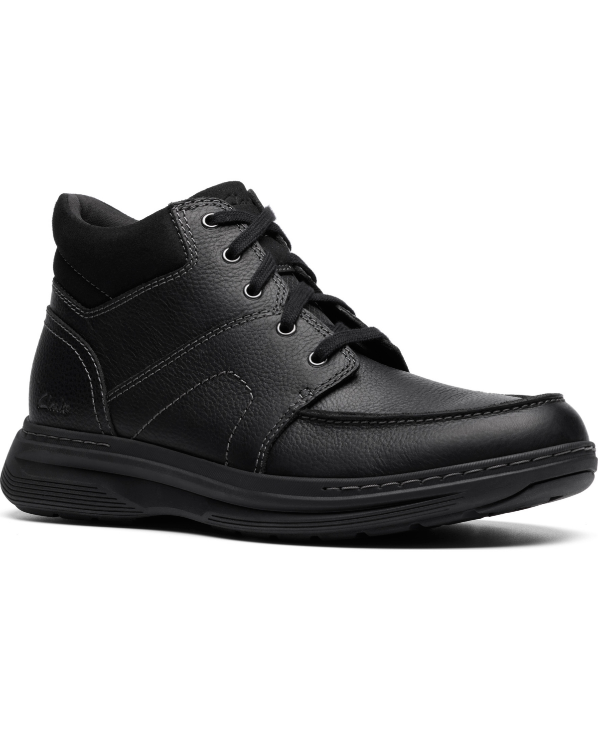 Men's Collection Craftwell Mid Boots - Black tumbled leather