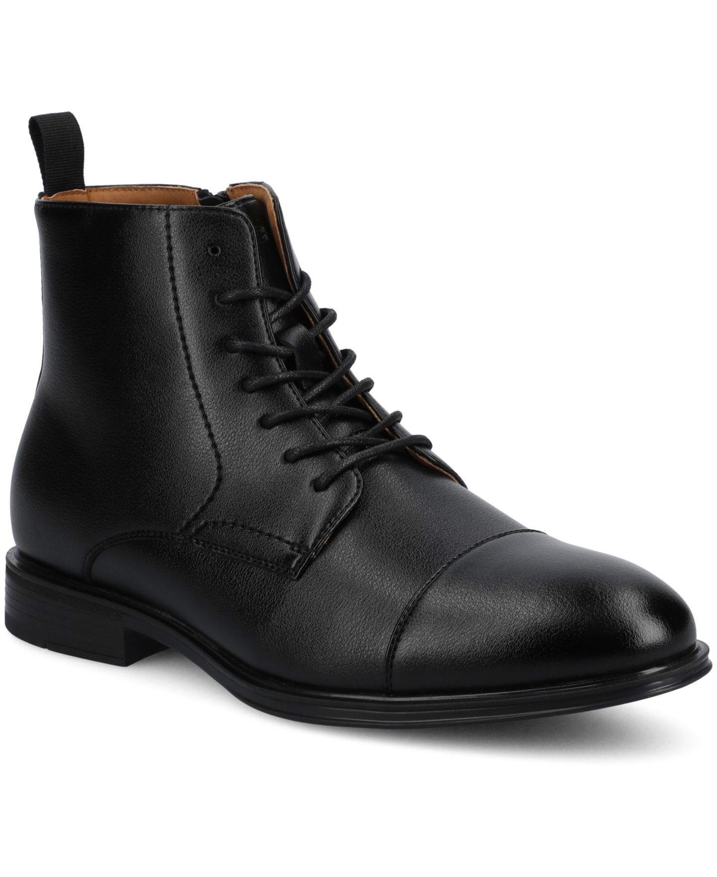 Мужские ботинки Vance Co. Blackwell Almond Toe Casual, цвет: Чёрный — фото 1