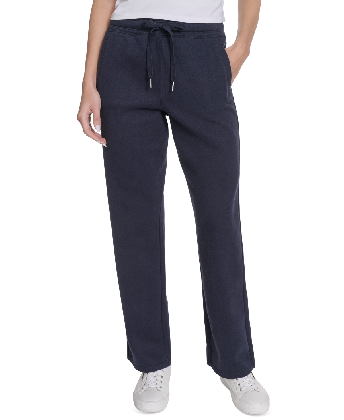 Calvin Klein Performance Women's High-waist Relaxed Sweatpants In Blue