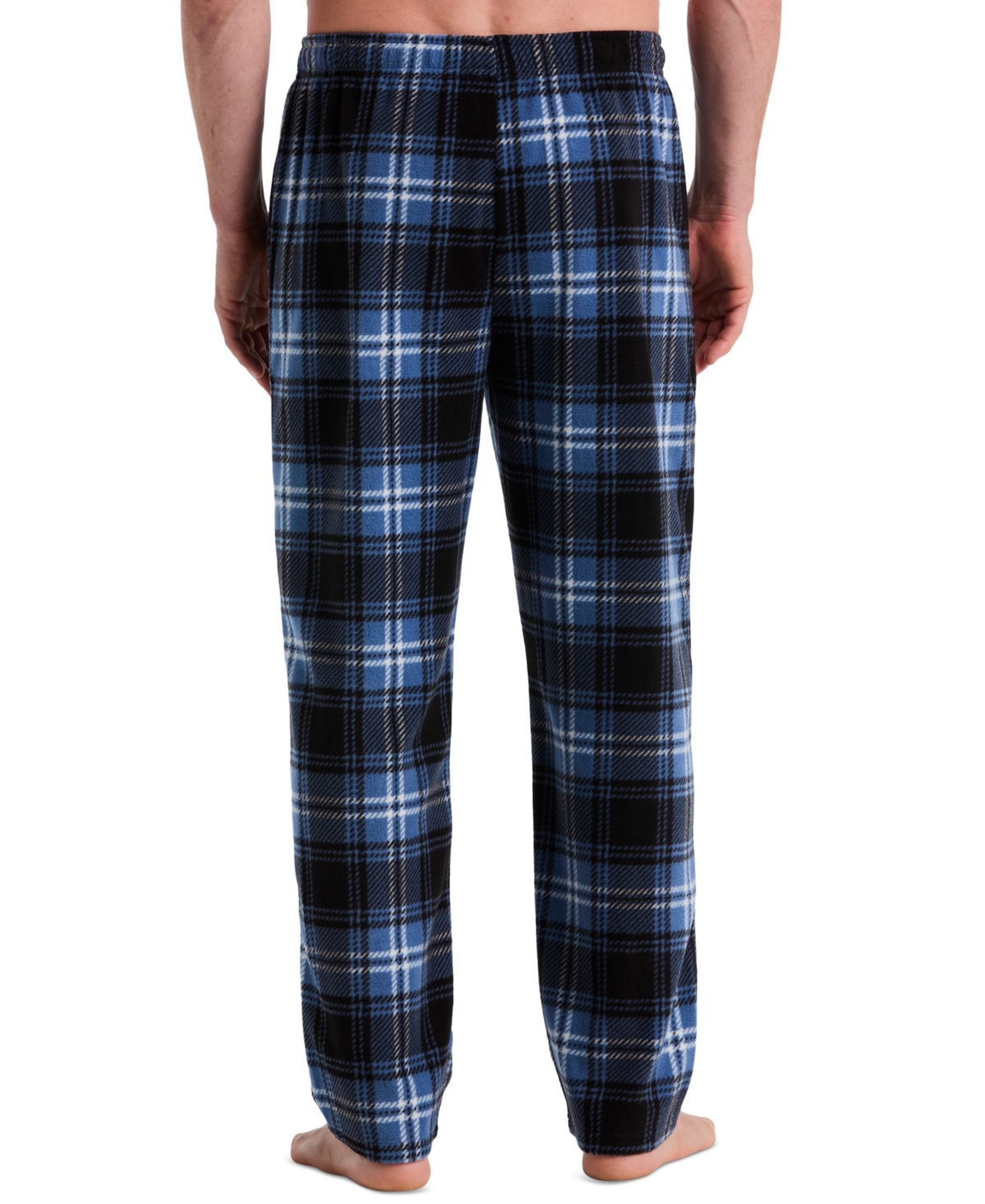 Perry Ellis Portfolio Men's Buffalo Plaid Fleece Pajama Pants In Multi