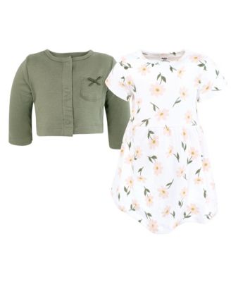 Baby Girls Essential Cotton Dress and Sweater Collection