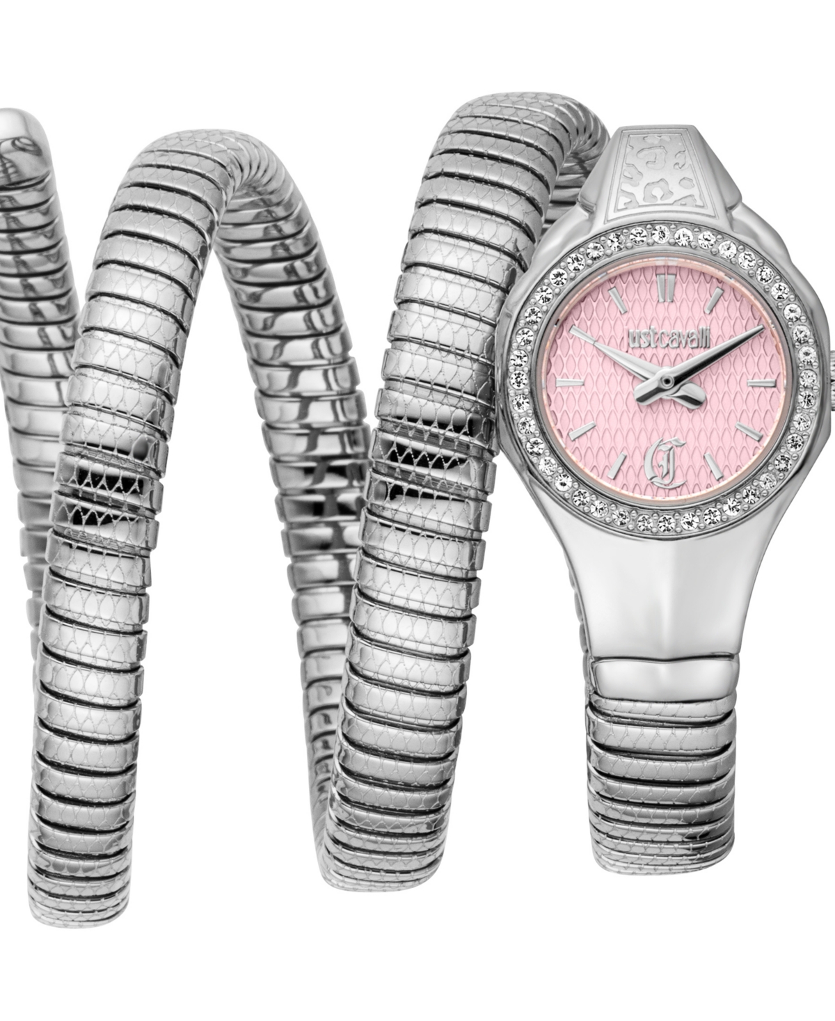 Women's Silver Stainless Steel Bracelet Watch, 22mm - Silver