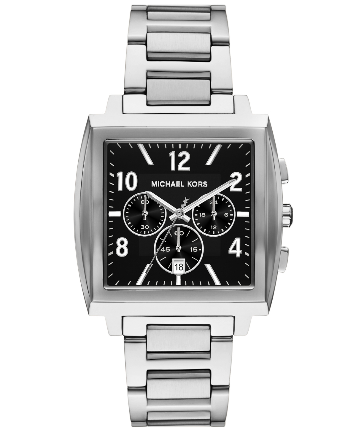 Men'sÂ Rhys Chronograph Silver-Tone Stainless Steel Watch, 41mm - Silver Tone