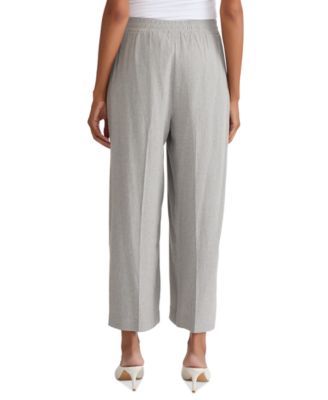 Women's High Rise Cropped Pull-On Pants