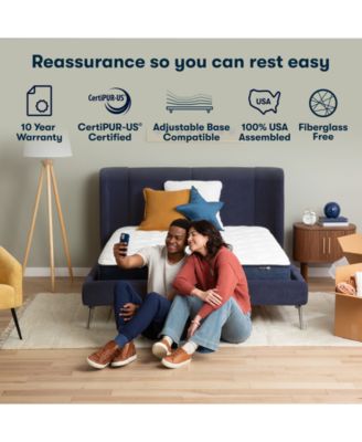 Serta Dream Haven 7 Firm Tight Top Mattress In A Box Collection In Transparent