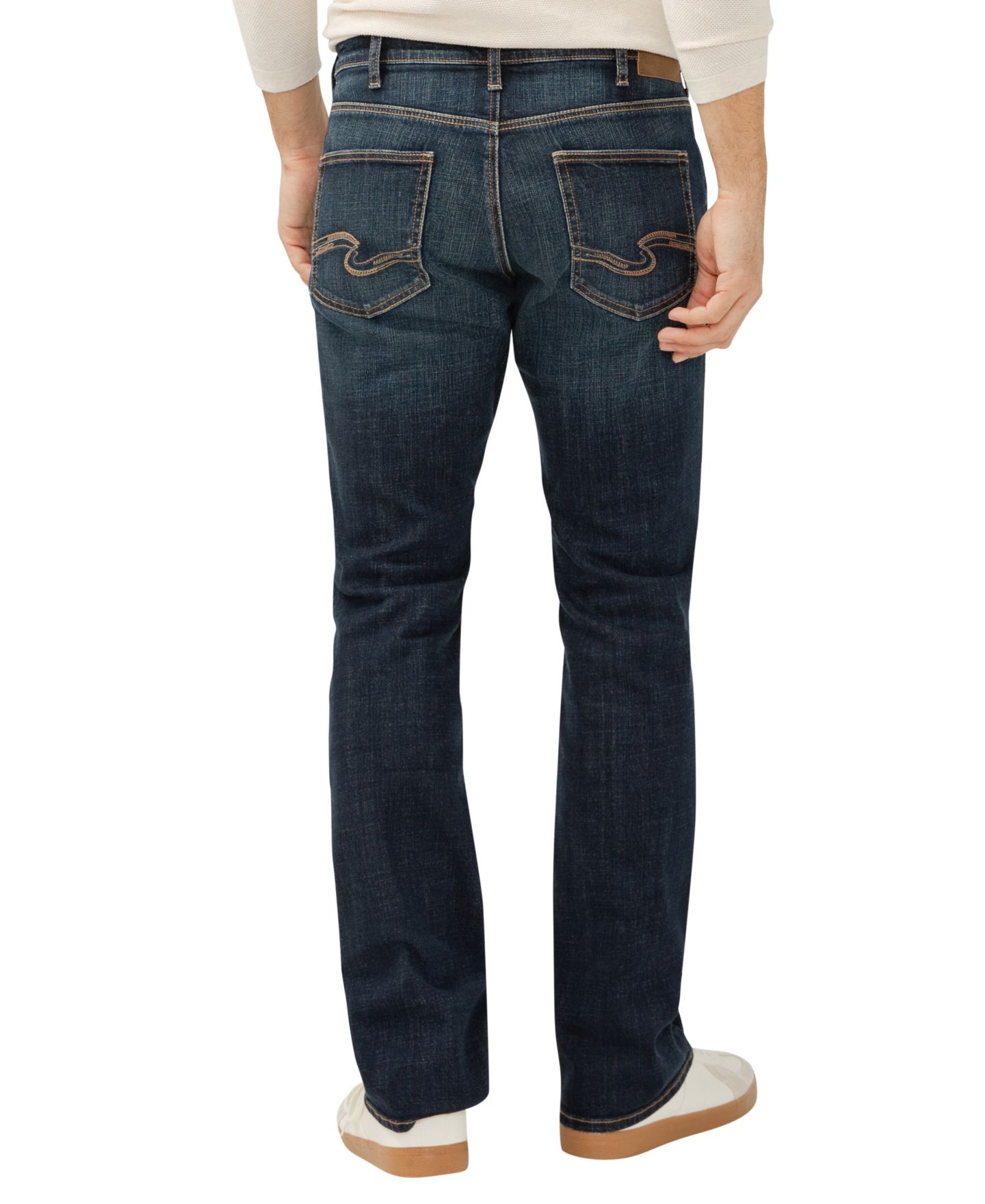 Мужские джинсы Silver Jeans Co. Jace Slim Fit Bootcut, цвет: Bronco — фото 2