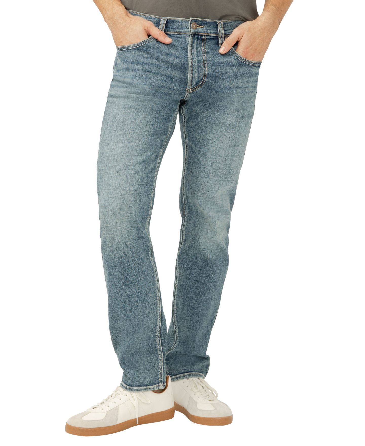 Мужские джинсы Silver Jeans Co. Konrad Slim Fit Slim Leg, цвет: Erie — фото 1