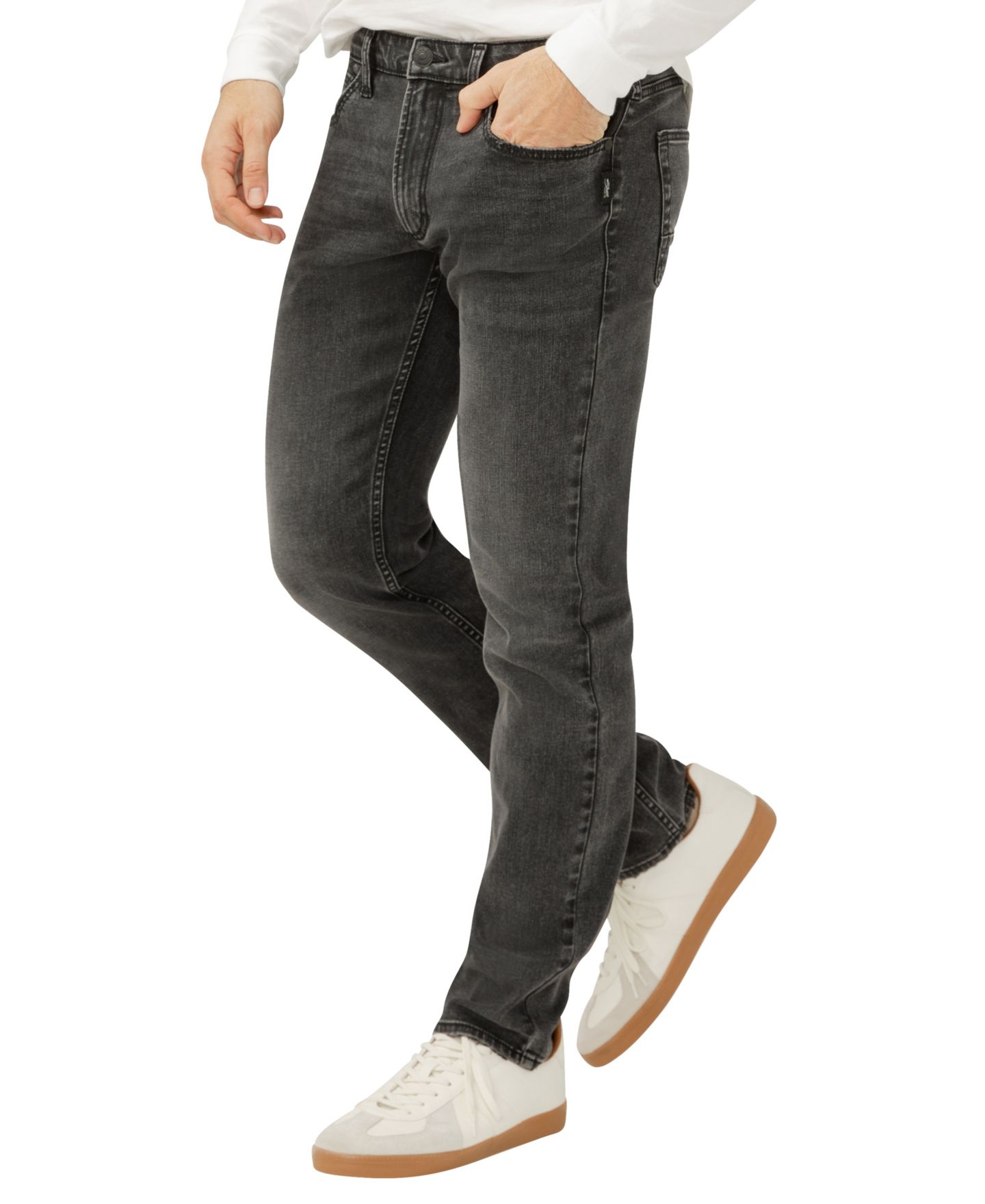 Мужские джинсы Silver Jeans Co. Konrad Slim-Fit, цвет: Синий, вариант 1 — фото 2