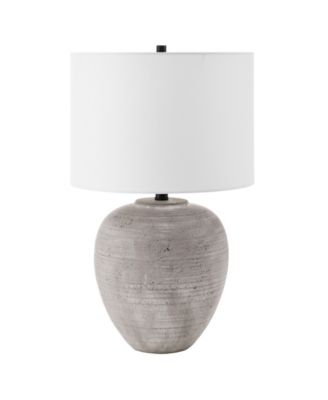 Shira 23" Ceramic Table Lamp with Fabric Shade