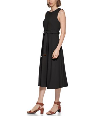 Women's Sleeveless Midi A-Line Dress