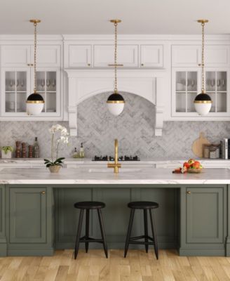 Aurelia 13" Metal Pendant with Glass Shade