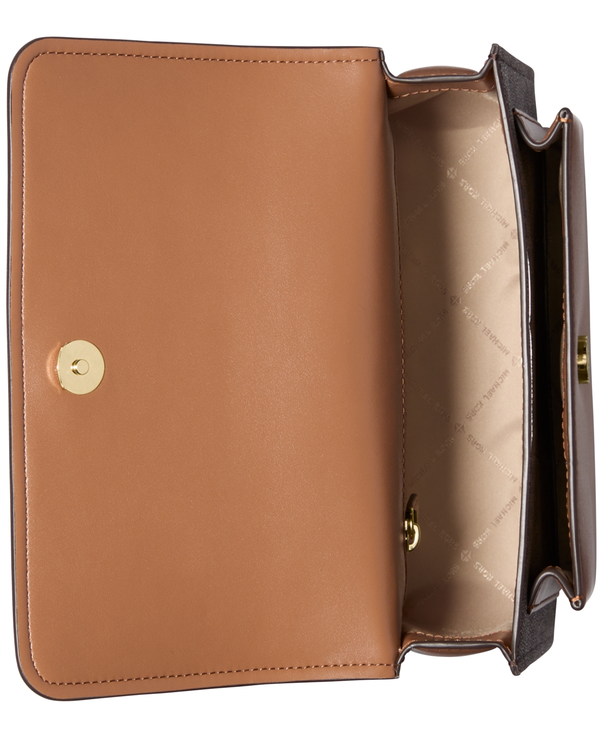 Michael Kors Claire Small Shoulder Bag In Brown