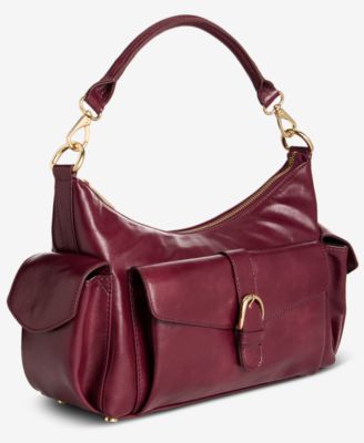 Jynna Medium Glazed Shoulder Bag, Exclusively at Macy's