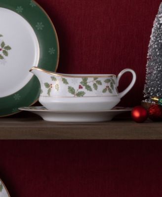 Holly & Berry Gold Gravy With Tray (2 Pcs), 13 oz.