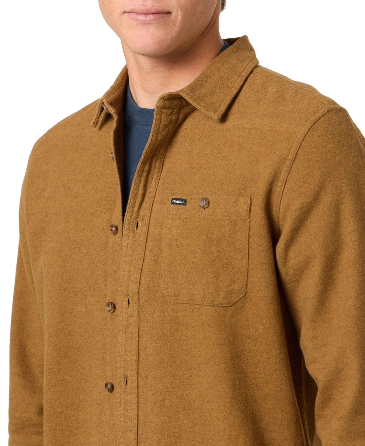 O'neill Regent Flannel Button-up Shirt In Brown