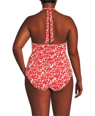 Women's Twist Halter Tankini Top