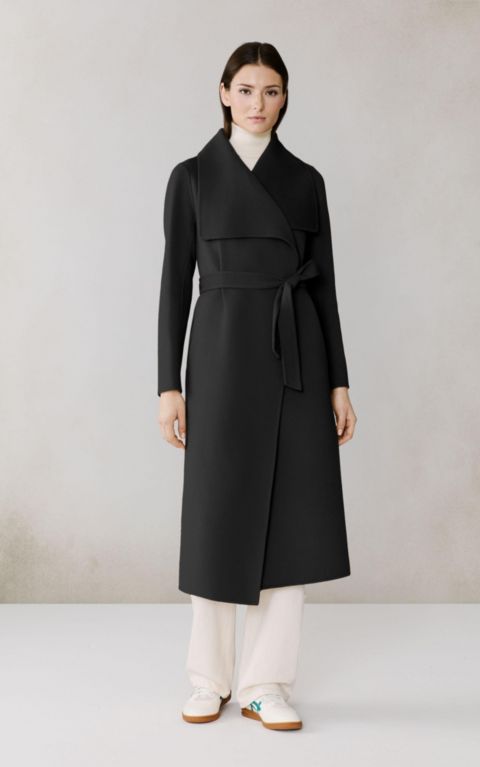 Женские куртки Soia & Kyo Women's Britta-U Double Face Wool Wrap Coat