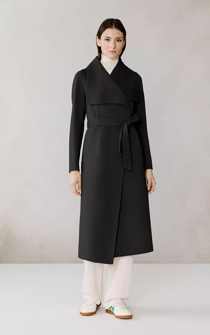 Women's Britta-U Double Face Wool Wrap Coat