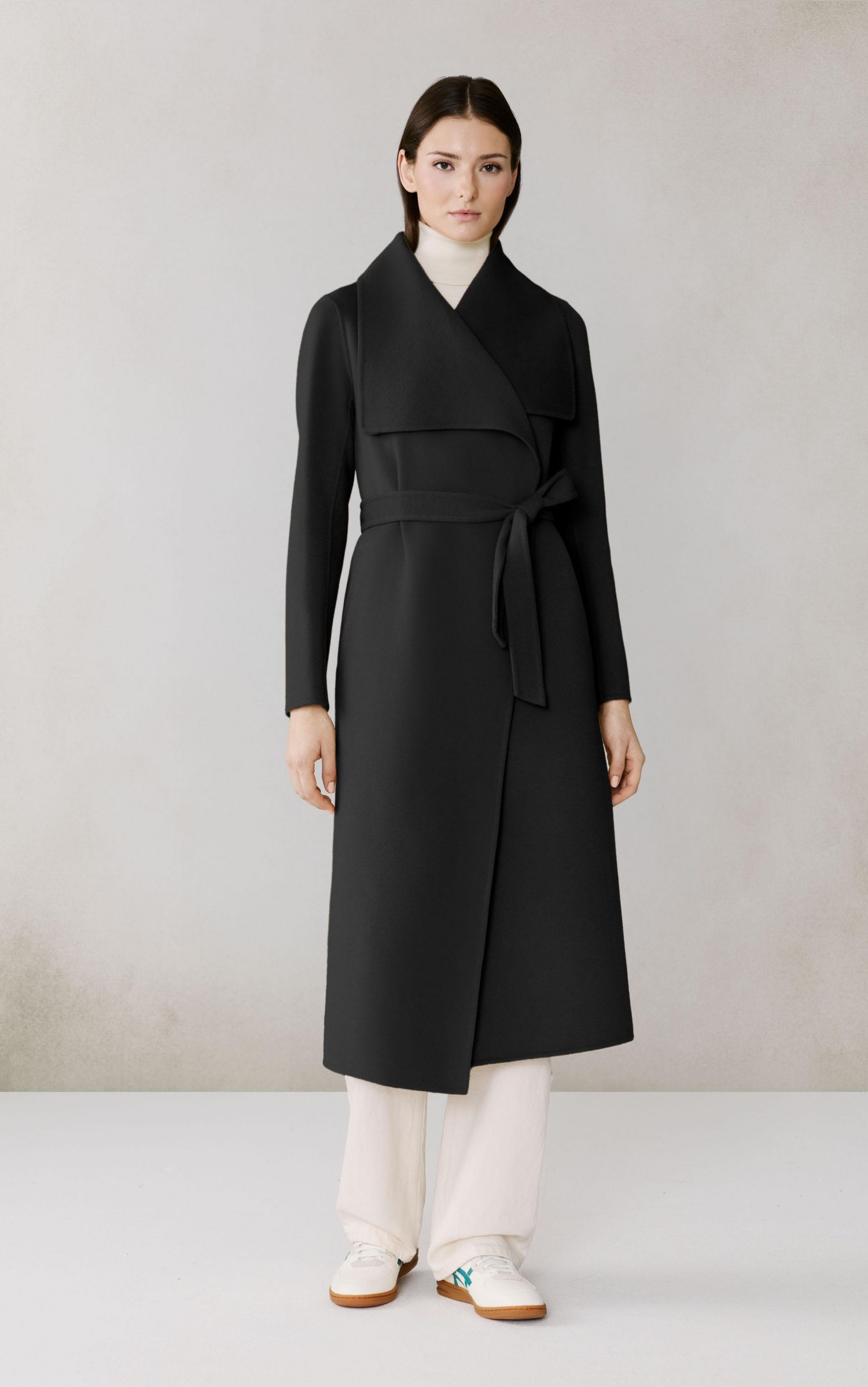 Women's Britta-U Double Face Wool Wrap Coat