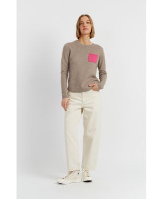 Women's Wool Cashmere One Pocket Sweater