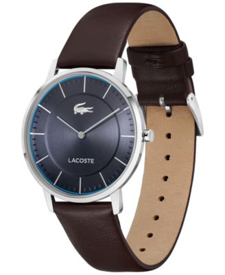 Men's Crocorigin Brown Leather Strap Watch, 40.5mm