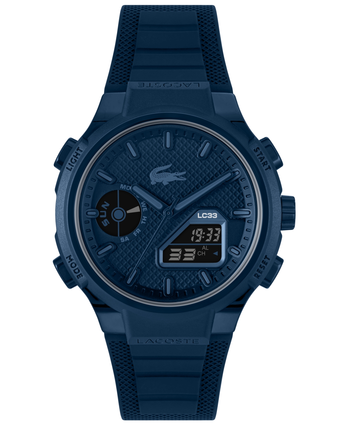 Men's LC33 Navy Silicone Strap Watch, 44.8mm - Navy