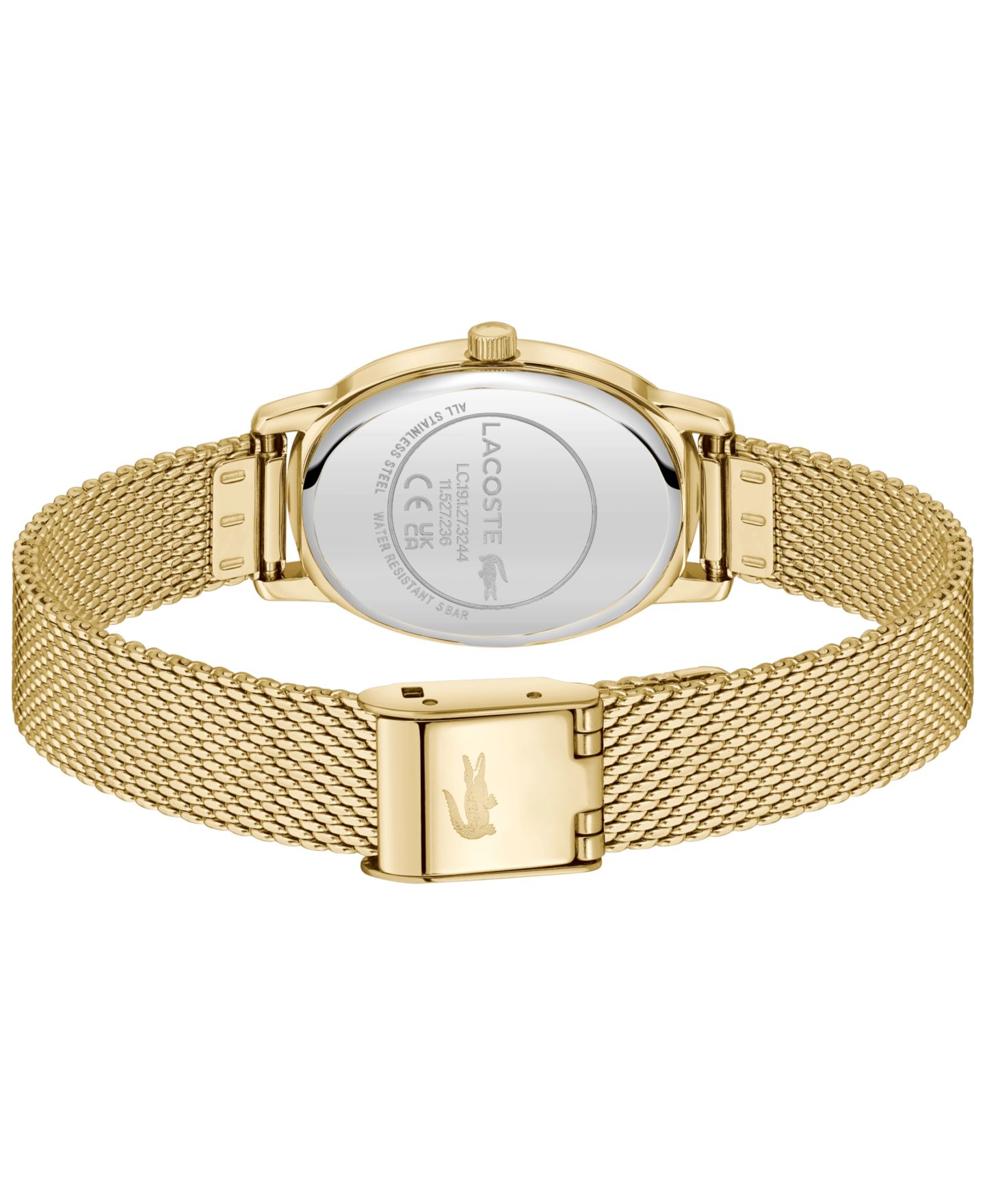 Женские часы Lacoste Parisienne Gold Tone Stainless Steel Bracelet Watch, 22mm — фото 2