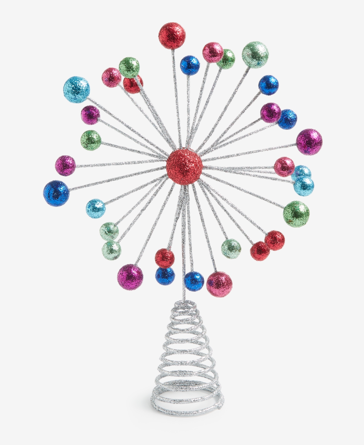 Holiday Lane Whimsy Glitter Starburst Tree Topper, Macy's Exclusive In Multi
