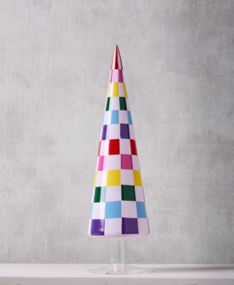 Whimsy Small Rainbow Check Tree, Macy's Exclusive 