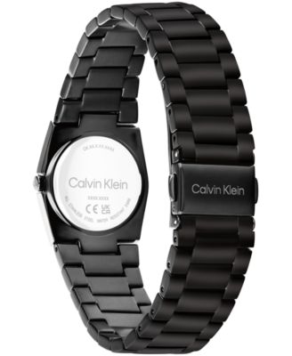 Women's CK Unite Black IP Stainless Steel Bracelet Watch 26mm