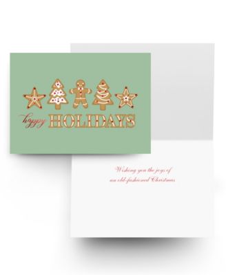 Gingerbread Holiday Boxed Cards