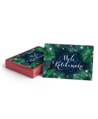 Tropical Merry Christmas Holiday Boxed Cards