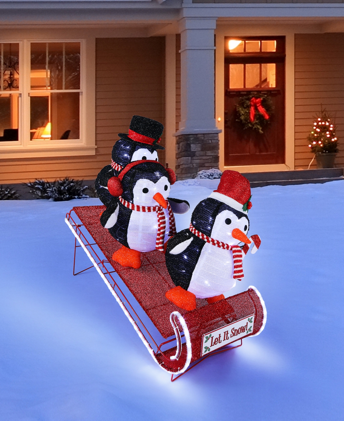 Mr. Christmas Outdoor Animation Sledding Buddies