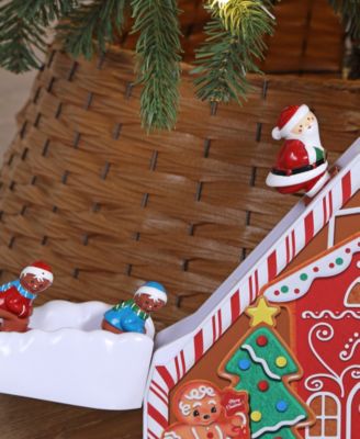 Mr. Christmas Animated Gingerbread Ski Slope - Macy's