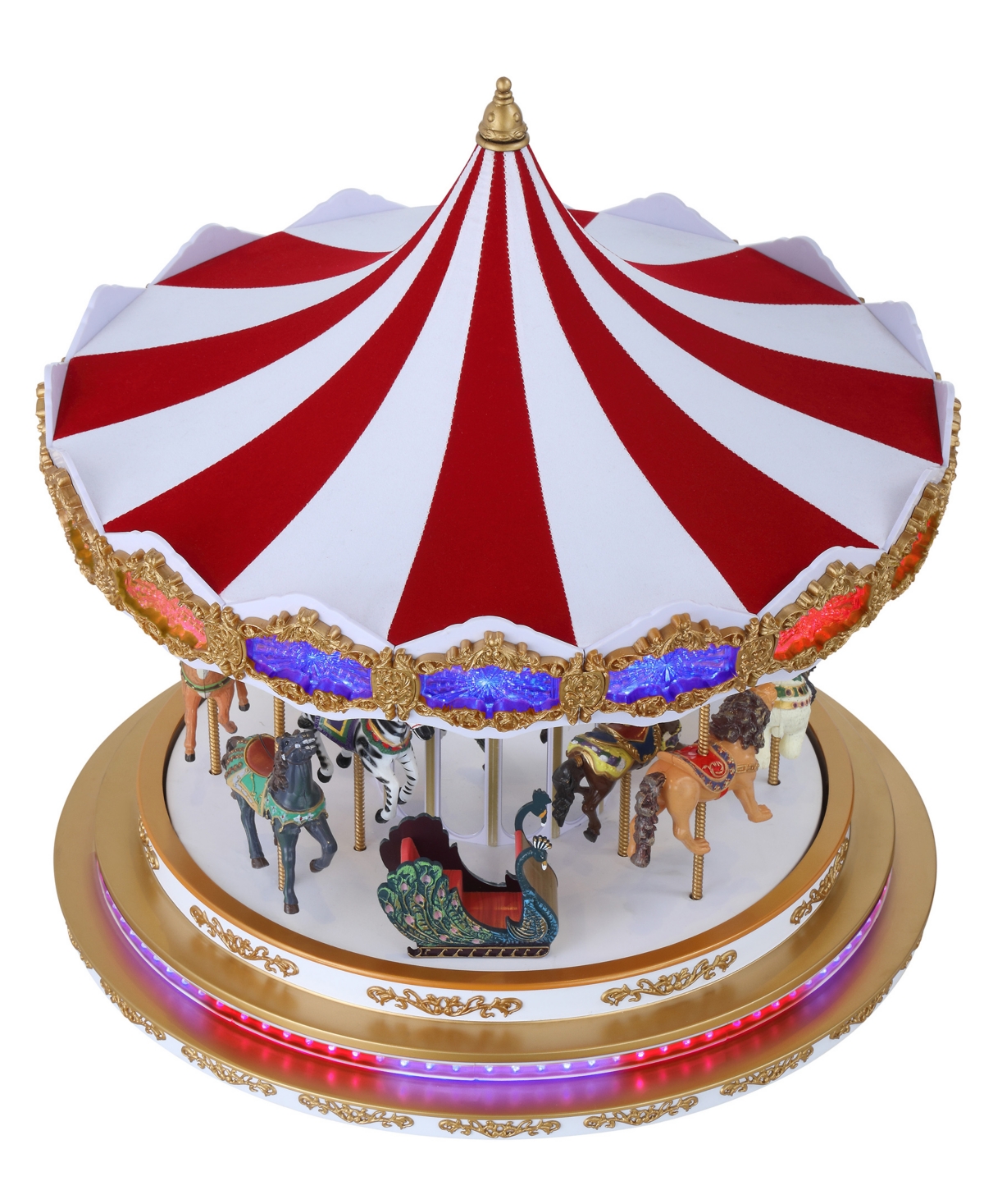 Mr. Christmas Deluxe Holiday Light Show Carousel